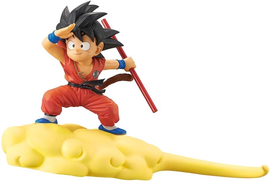 Action figure Kid Son Goku on Nimbus — Banpresto Craneking