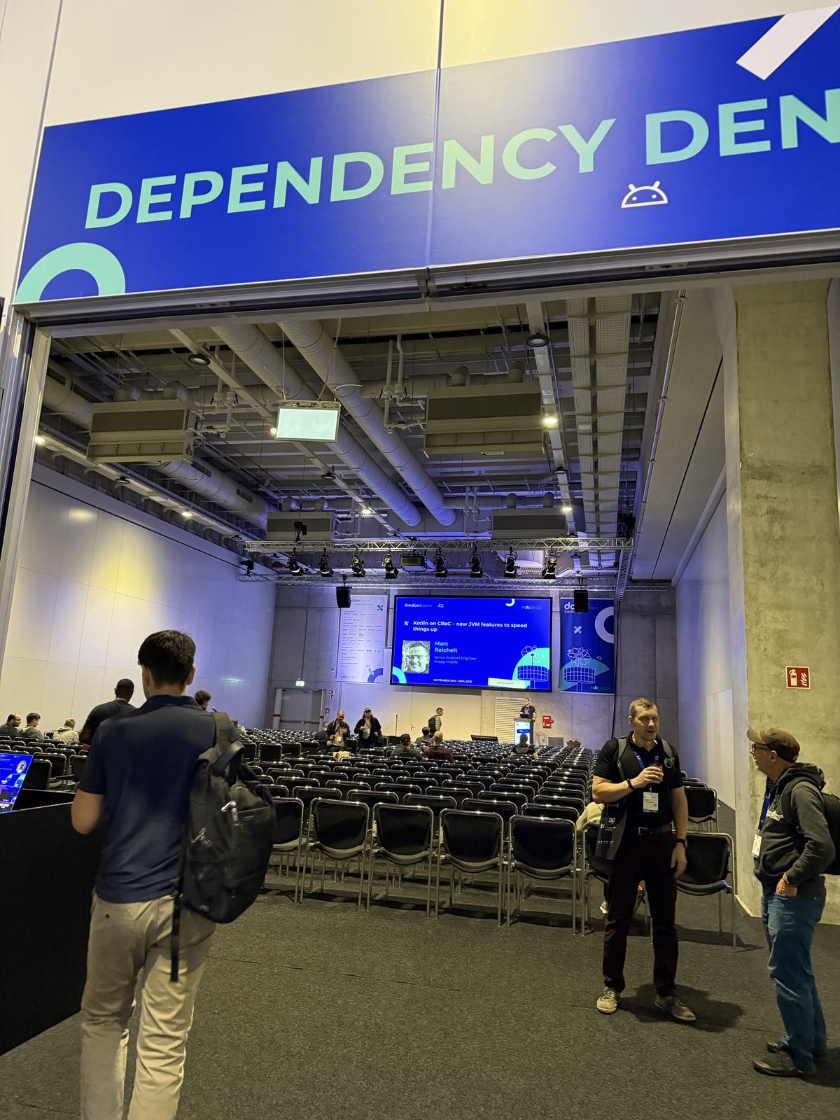 The Dependency Den room sign