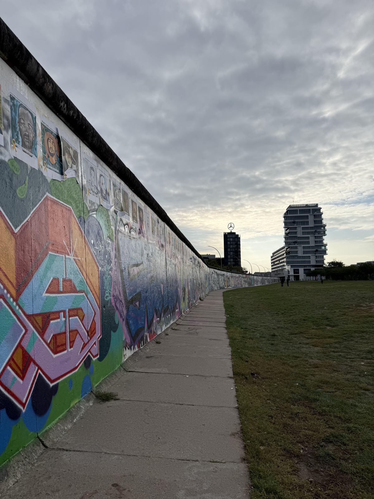 The East Side Gallery stretch of the Berlin Wall