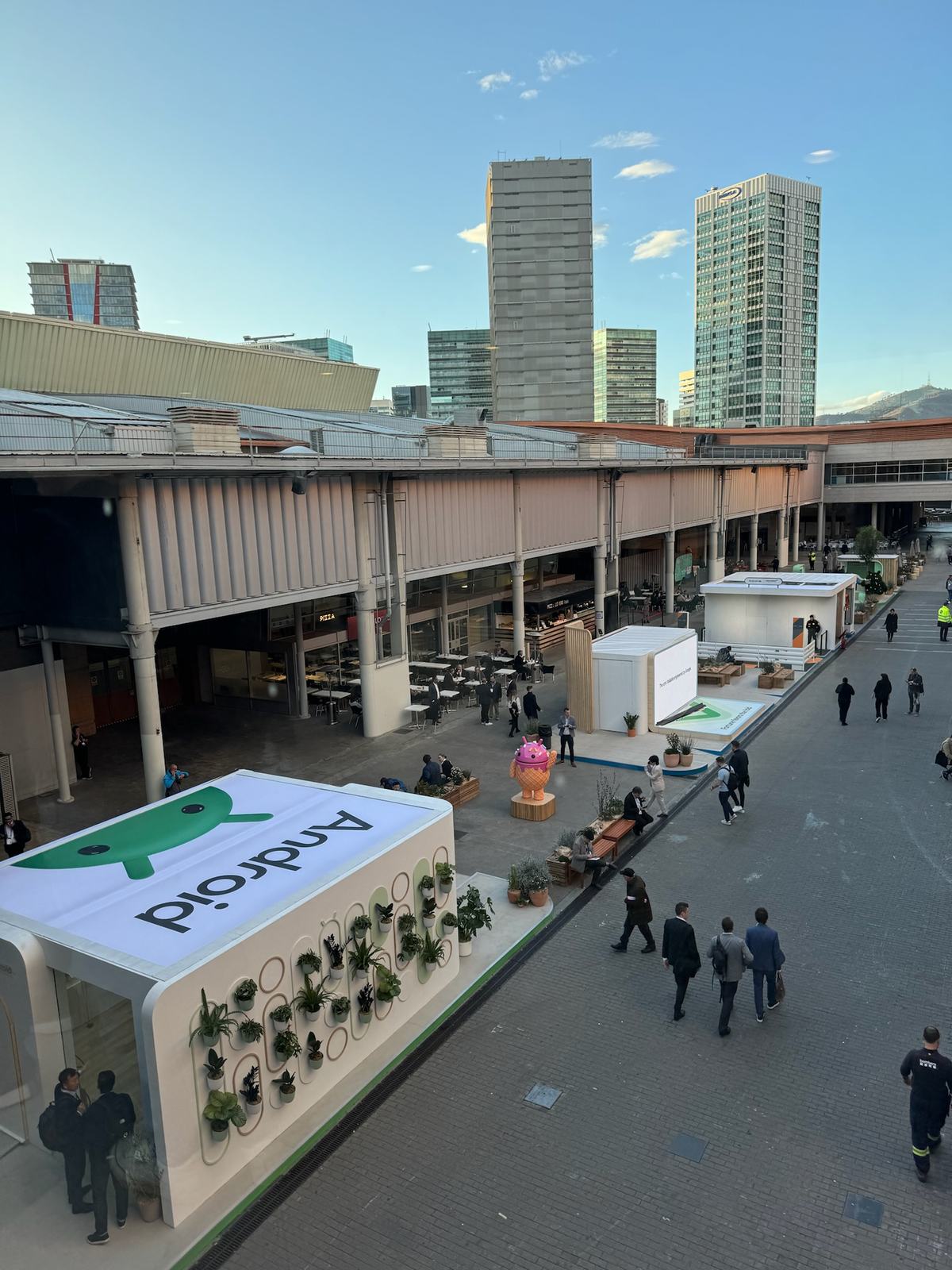 Android Avenue seen from above