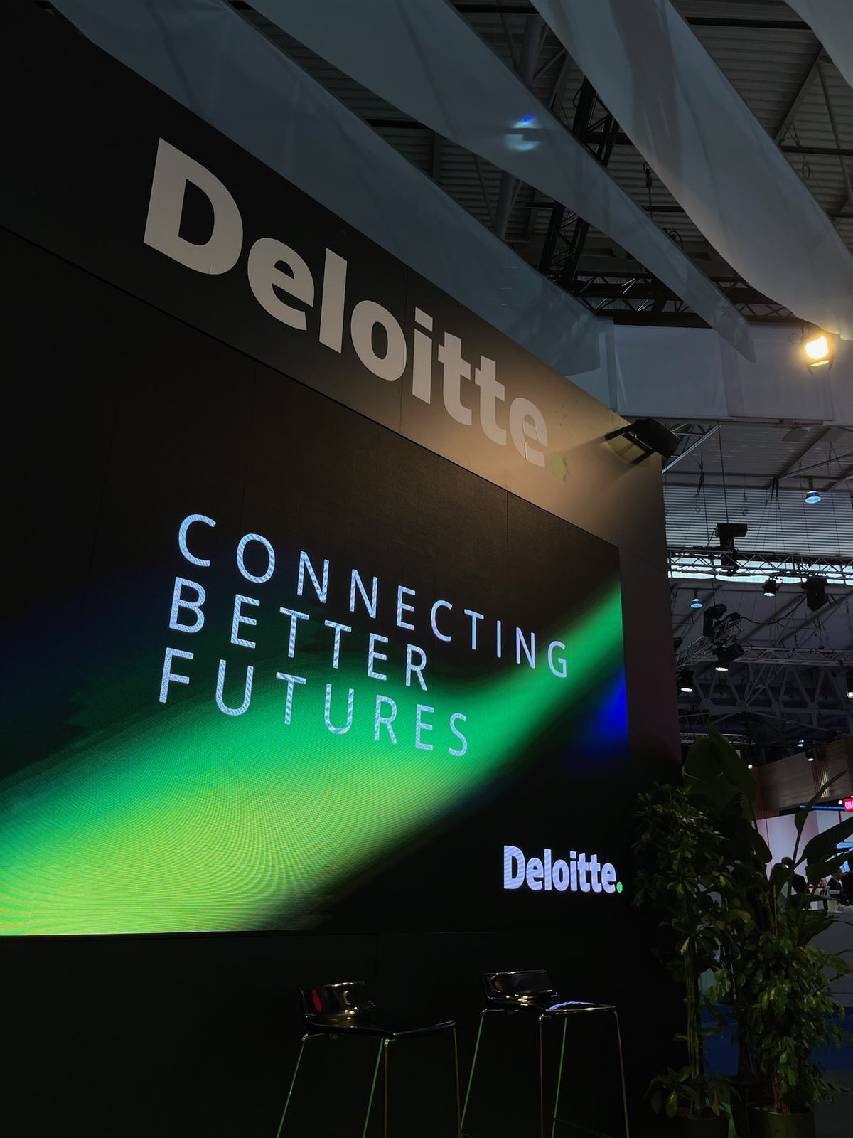 Connecting Better Futures on the Deloitte screen