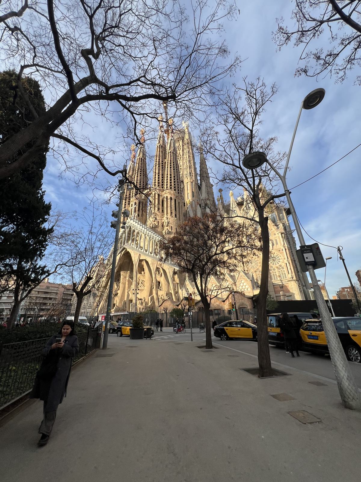 The Sagrada Família from the street